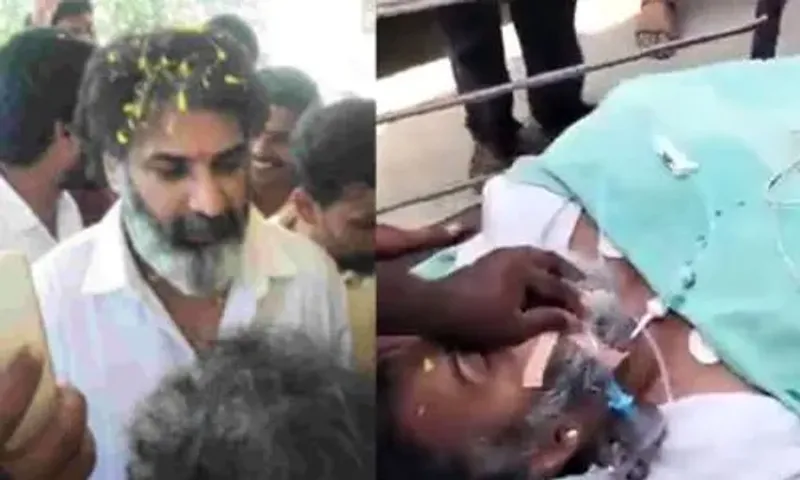 Taraka Ratna suffers from heart attack after fainting in padayatra