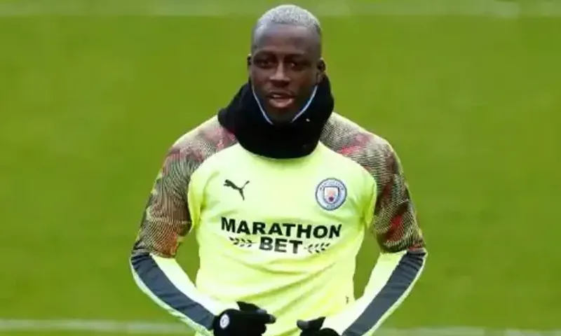 Benjamin Mendy, a Manchester City footballer released on bail after seven charges of rape