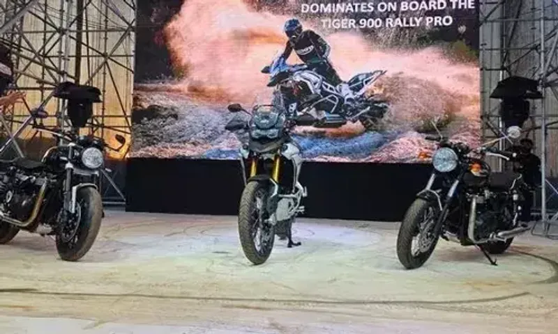 Triumph showcases Tiger 900 rally pro at India Bike Week 2023