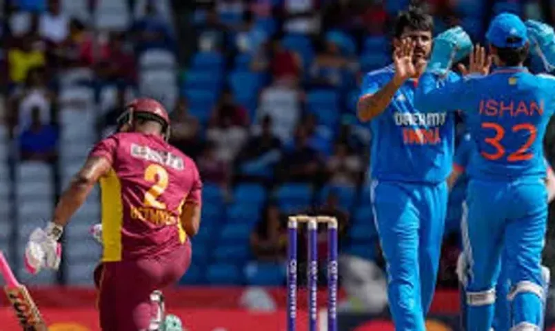India beat West Indies by 200 runs in third ODI to win three-match series 2-1