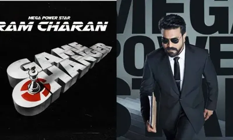 Ram Charan announces his film RC 15 is titled Game Changer