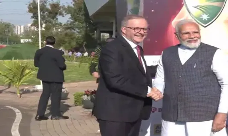 PM Modi & Australian PM Antony Albanese witness fourth test match of Border Gavaskar trophy in Ahmedabad