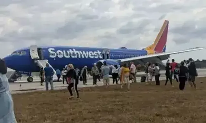 Southwest's Boeing 737 max 8 plane suffers engine fire