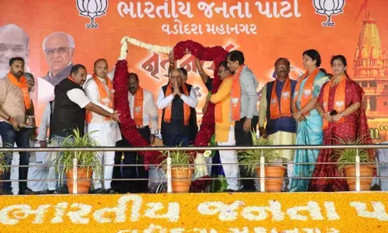 Gujarat Chief Minister Bhupendra Patel overwhelmed on his first visit to Vadodara