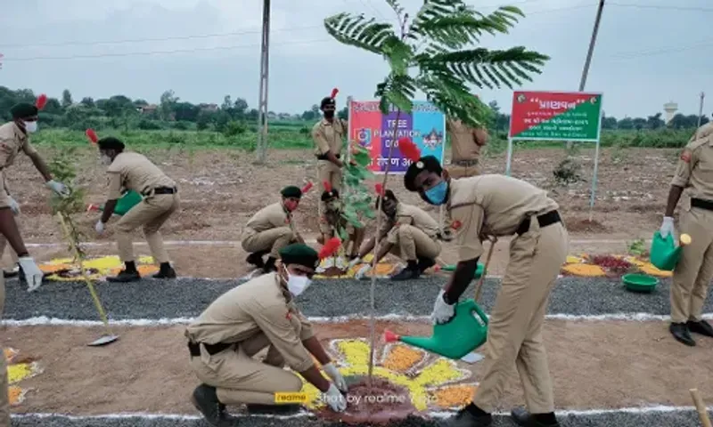 Gujarat NCC Directorate has undertaken 'NCC Vriksha Ropan Abhiyan' from 14 August 2021 as part of Phase 6 of #EkMaiSauKeLiye Campaign