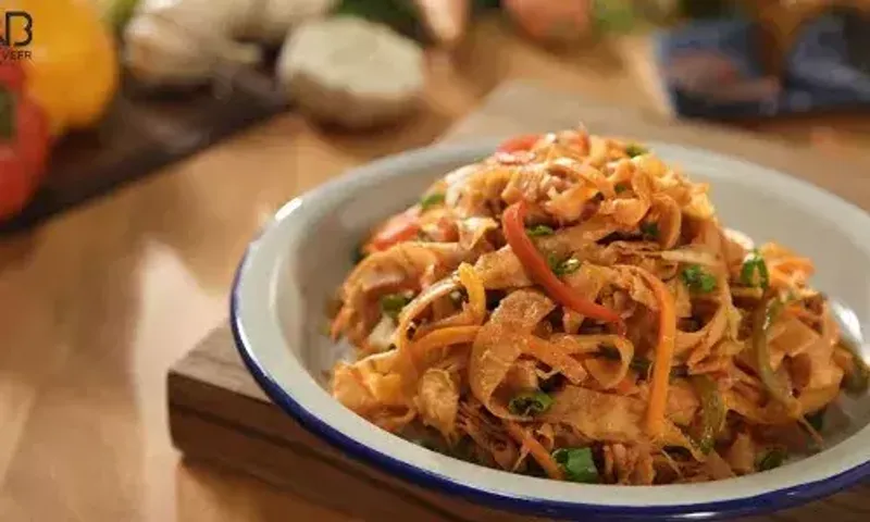 Vegetable Chapati Noodles Recipe