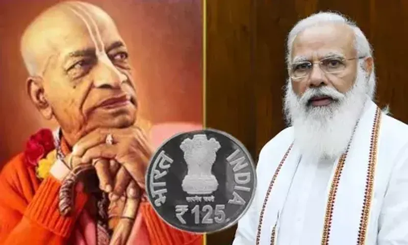PM Modi to release commemorative coin on ISKCON founder Swami Prabhupada today