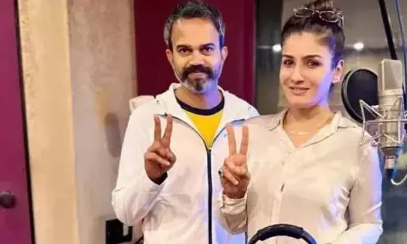 Raveena Tandon finishes dubbing for 'KGF Chapter 2'