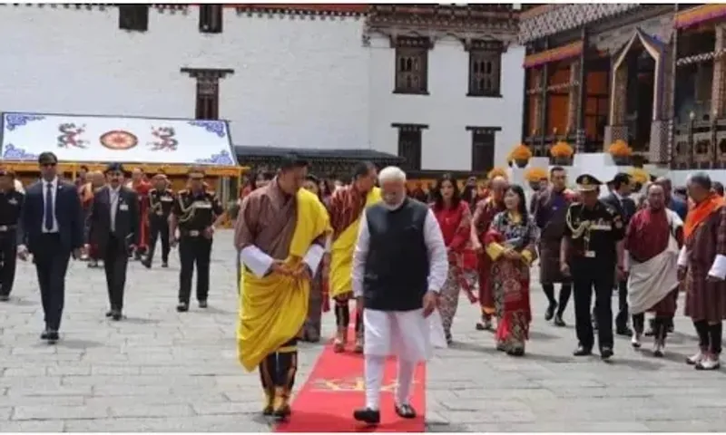 Bhutan's highest civilian honour was bestowed by Prime Minister Narendra Modi