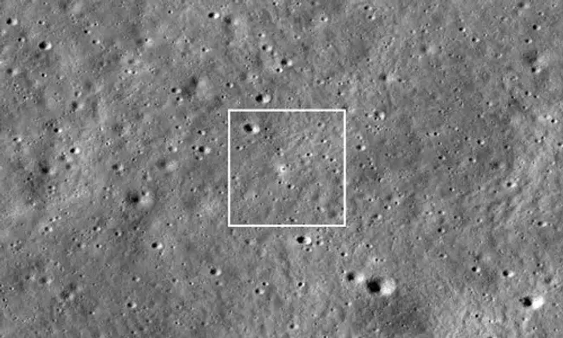 NASA spacecraft spots Chandrayaan-3 lander on lunar surface