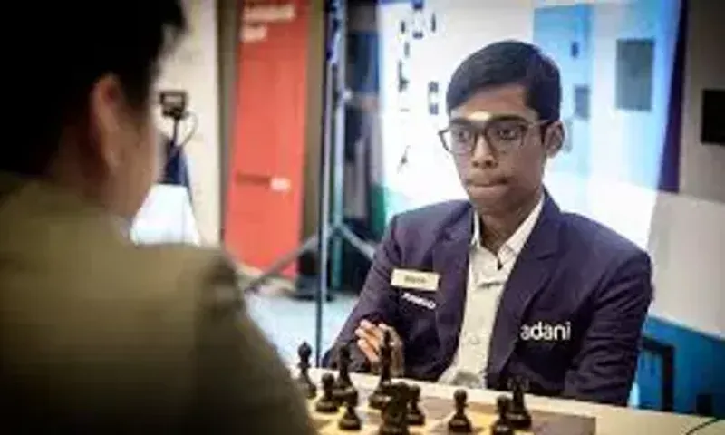 Indian Grandmaster R Praggnanandhaa defeats compatriot Vidit Gujrathi in Prague Masters Chess