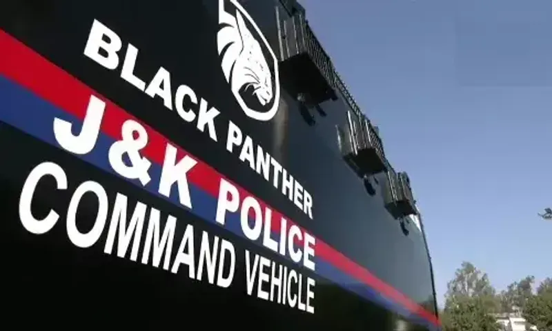 The J&K Police Department has inducted 'Black Panther' vehicles for anti-terrorism and surveillance operations