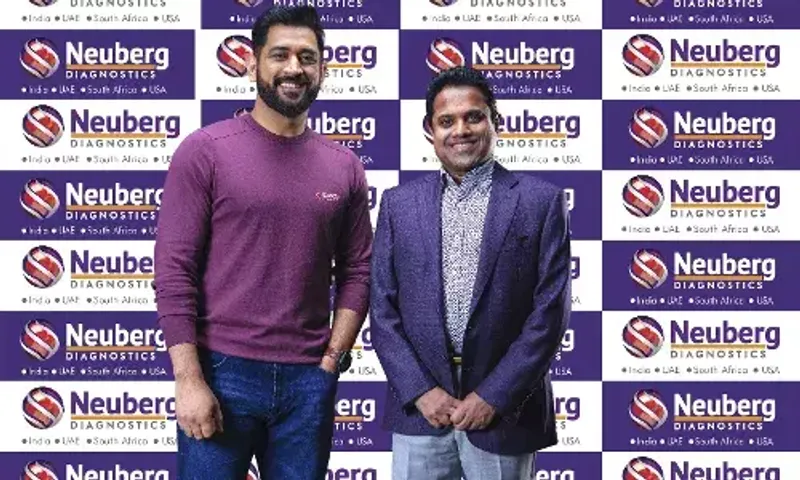 Neuberg Diagnostics, India's fourth largest diagnostics lab chain, has partnered with MS Dhoni to send the message of health and wellness