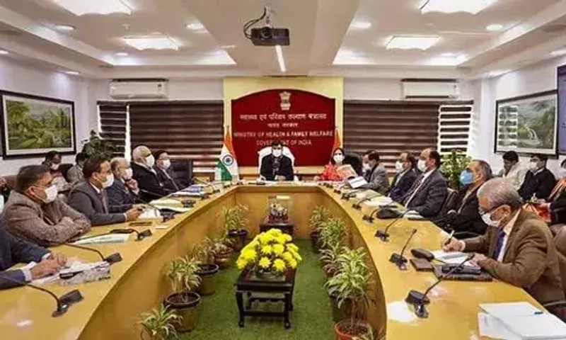 Minister for Health Mansukh Mandviya chairs meeting in New Delhi to review Covid-19 situation in country