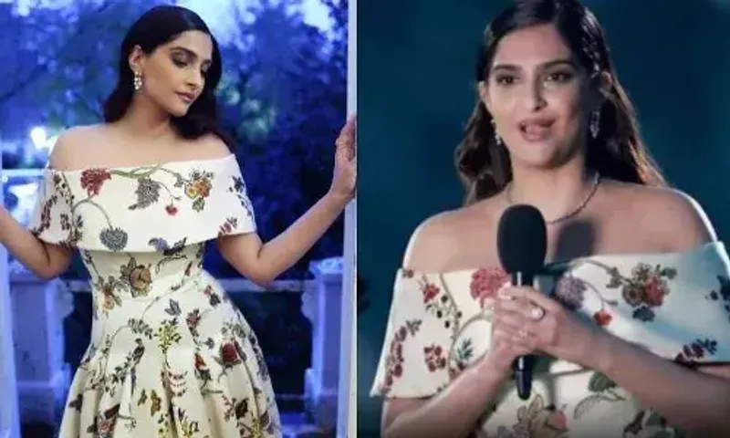 Sonam Kapoor stuns in floral gown for King Charles III's coronation concert