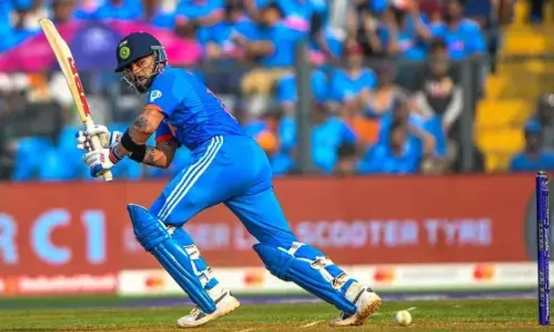 World Cup 2023 semifinal: Virat Kohli scores 50th ODI century, breaks Sachin Tendulkar's record