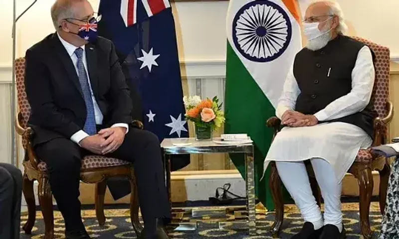 PM Modi holds bilateral meetings with his Japanese and Australian counterparts