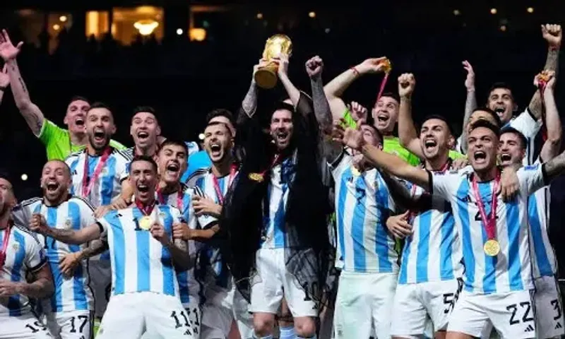 World Cup winner Argentina moves top of FIFA rankings