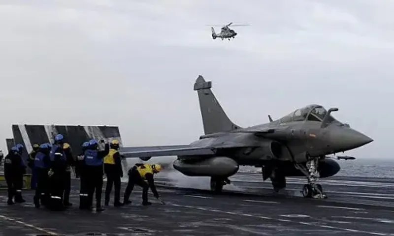 Rafale maritime fighter jet begins demonstration in Goa