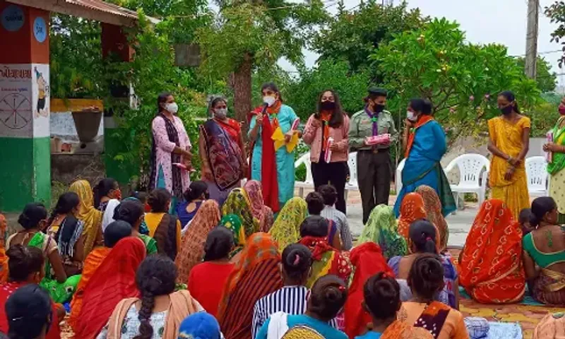 Menstrual and environmental pollution, awareness programme by Vatsalya foundation and Hindustan Scouts and Guides members