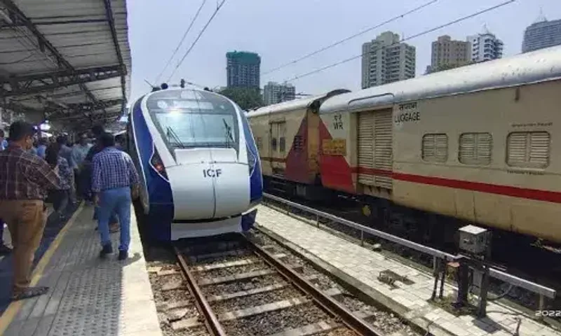 Vande Bharat Express : Indian Railways starts fencing on Mumbai-Ahmedabad route to avoid cattle accidents
