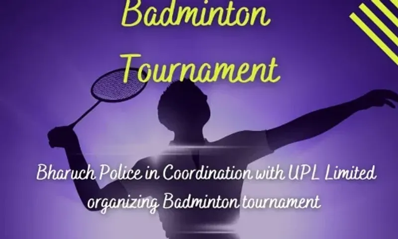 Register on this number to participate in Badminton competition that is to be organised jointly by Bharuch Police and UPL