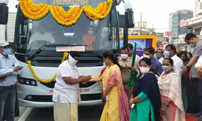 Two new Volvo bus routes starts from Vadodara to Ahmedabad