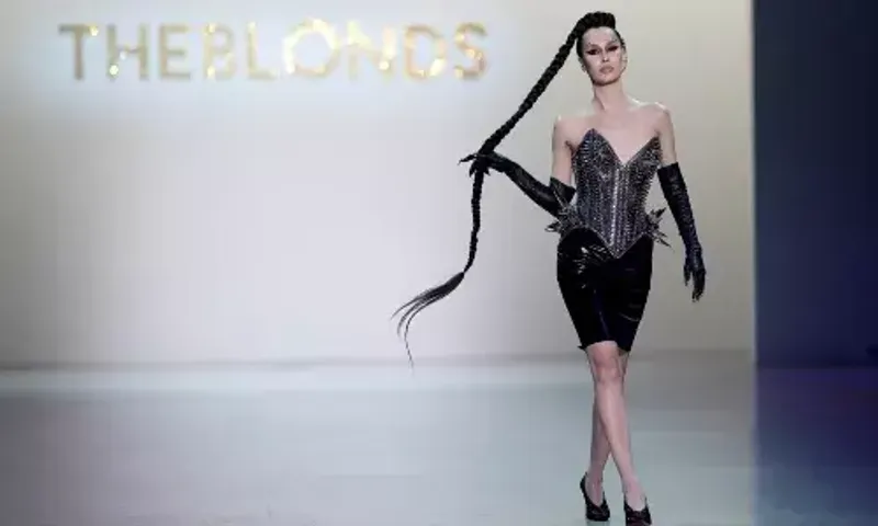 The Blonds end fashion week with hot vampires, writhing trio