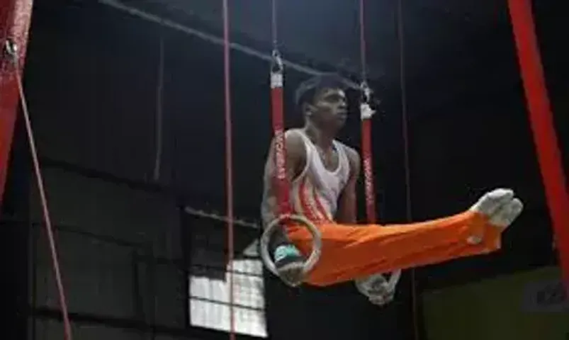 Maharashtra Gymnast Aaryan Davande wins Boys Artistic All-Round Gold at Khelo India Youth Games in Chennai