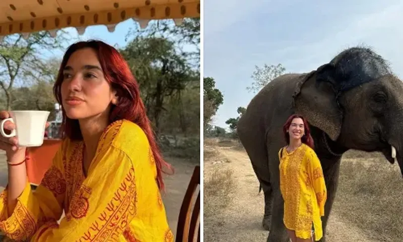 Dua Lipa feels 'beyond lucky' to end 2023 in India