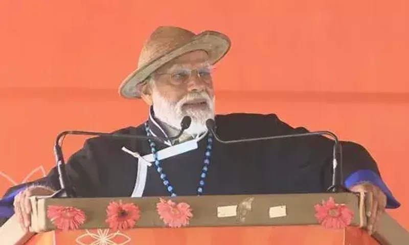 PM Modi launches multiple development projects worth about 55,600 crore rupees in Manipur, Meghalaya, Nagaland, Sikkim, Tripura & Arunachal Pradesh