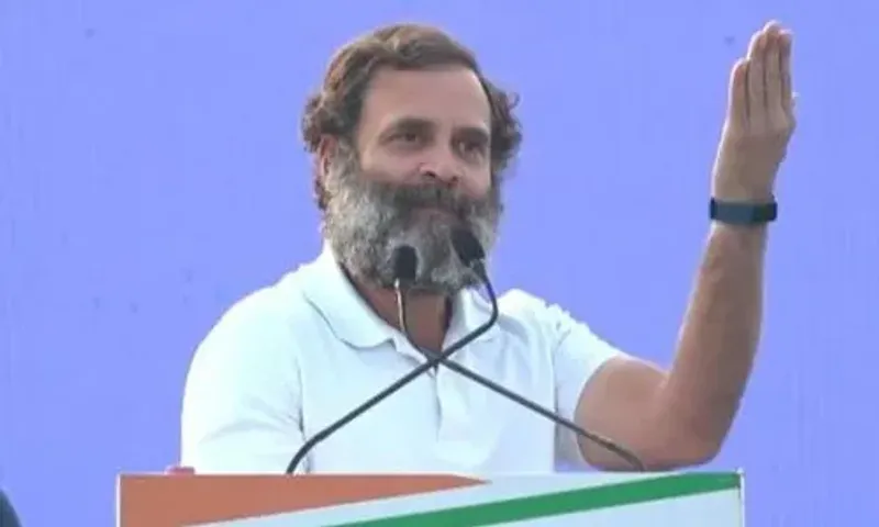 Rahul Gandhi backs English education in schools, slams BJP