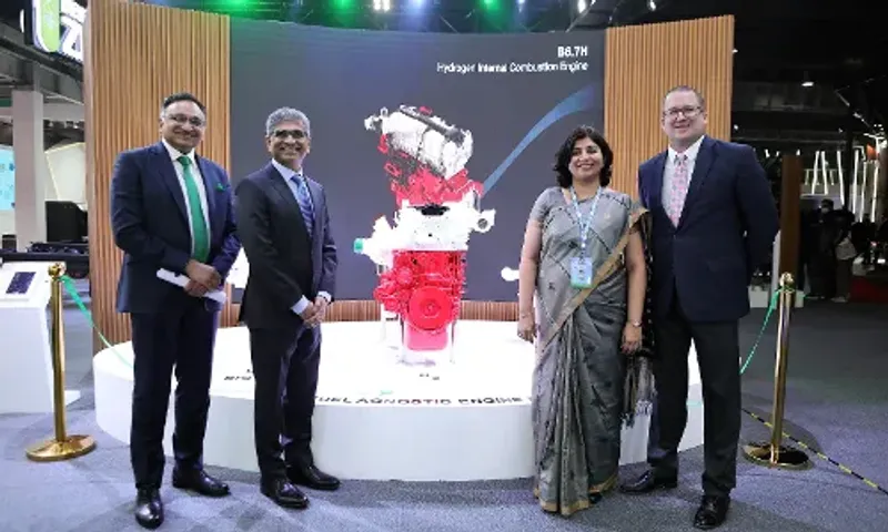 Cummins Group in India unveils Commercial Vehicle Industry’s first fuel agnostic platform and its diversified range of Hydrogen Technologies power solutions at Auto Expo 2023