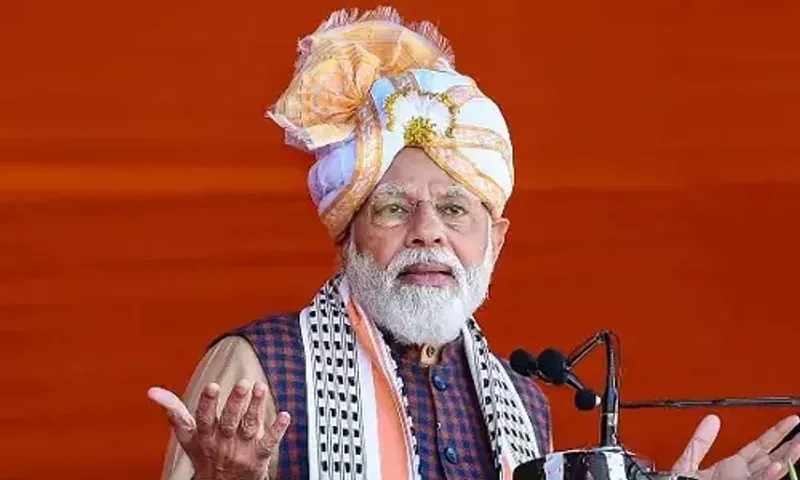 PM Modi urged BJP members to assist increase voter turnout to 75%