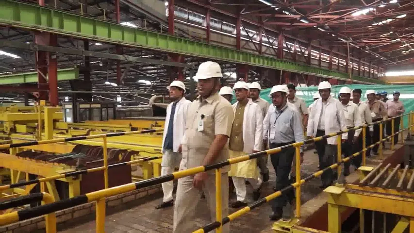 Gujarat CM Vijay Rupani with Piyush Goyal in Bharuch