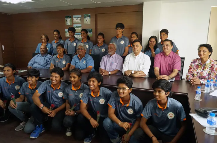 BCA U19 girls cricket team won West Zone Championship