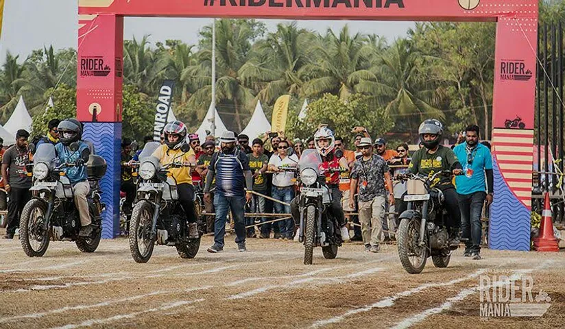 Bullet Queen of Vadodara secured 2nd position in Goa Rider Mania