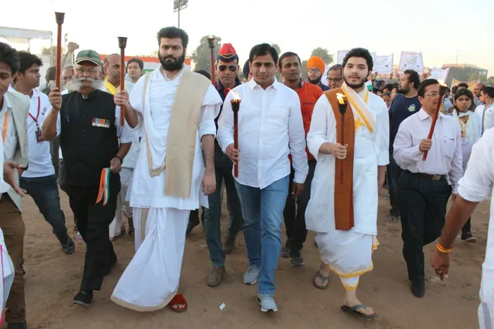 Victory March in Vadodara to honour the Martyrs