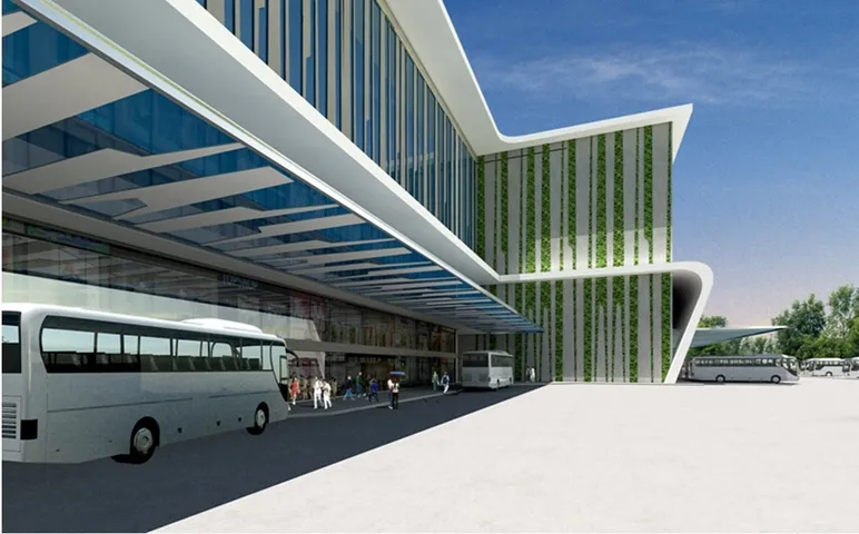 International standard bus terminal in Bharuch