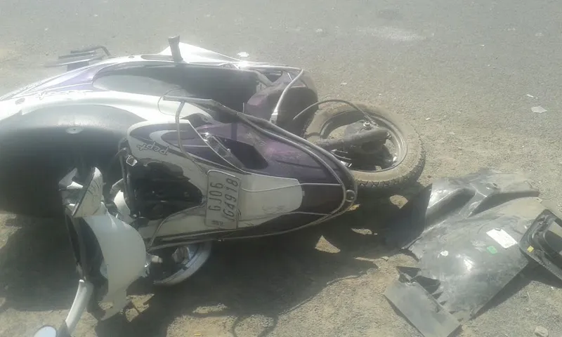 Parul University student died in road accident