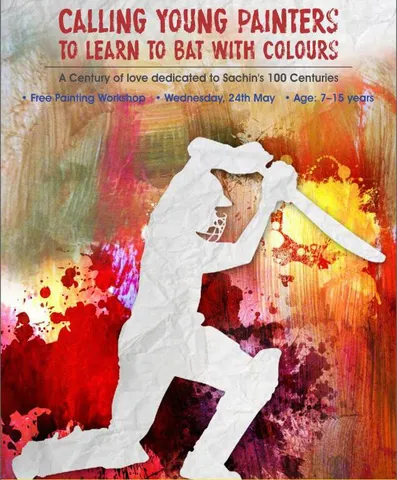 Tribute to Sachin Tendulkar through art