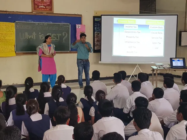 Deaf students learn about GST