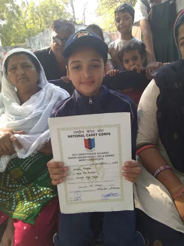 Daughter of a driver take part in Republic Day parade