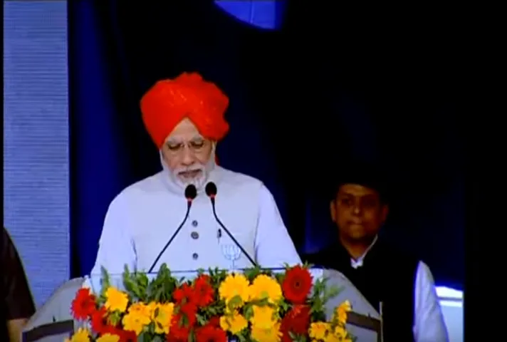 PM Modi addresses Public Meeting in Bharuch, Gujarat