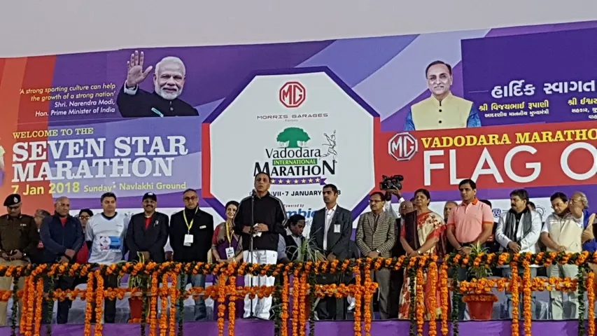 Vadodara runs in the 7th edition of International Marathon