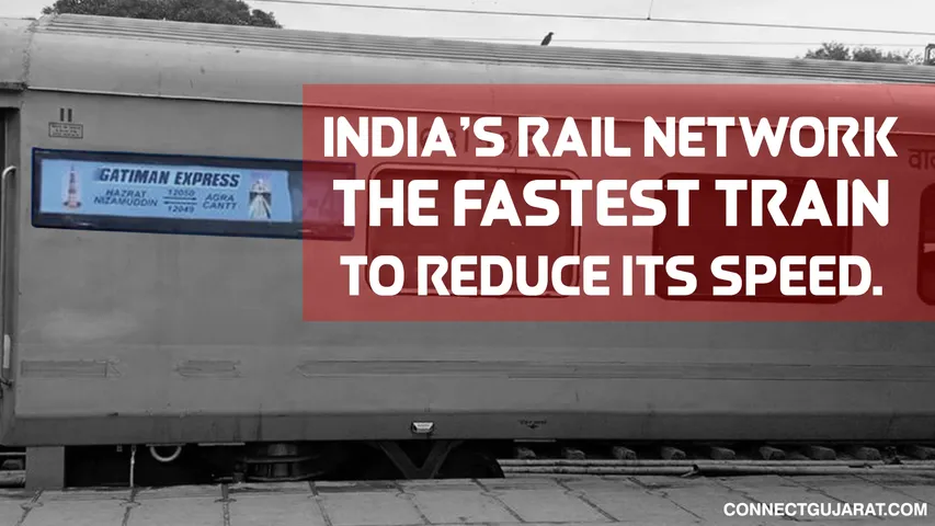 India’s rail network, the fastest train to reduce its speed