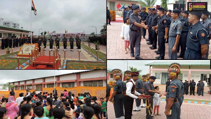 72nd Independence day celebration by 6th Battalion NDRF at Jarod Vadodara