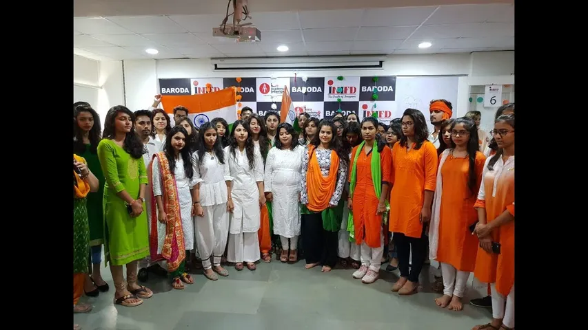 INIFD campus in Vadodara celebrates Independence Day