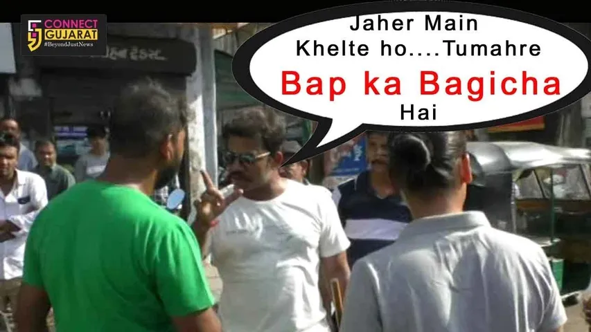 Wadi police caught gamblers playing dice game at Dudhwala mohalla in Vadodara