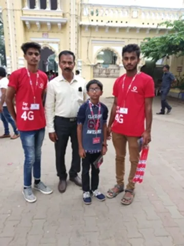 VODAFONE HAPPY CARDS WITH RFID TECHNOLOGY help MYSURU POLICE to track children separated AT MYSURU DASARA